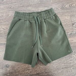 CALIA Athletic High Rise Soft Scuba Relaxed Shorts 5”